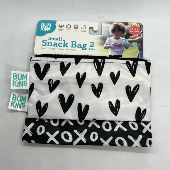NWT Bumkins 2pack Small Snack Bags - Picture 2 of 3